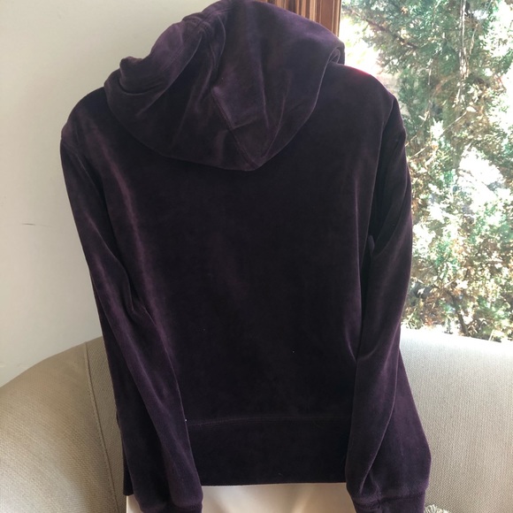 Velour zip up hoodie - Picture 6 of 6